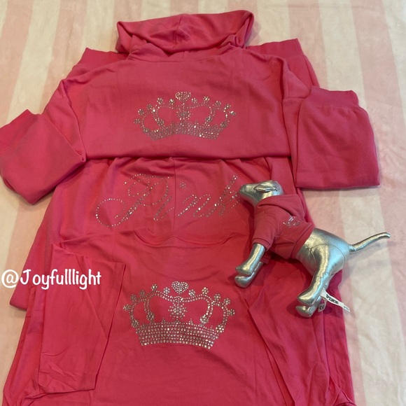 NEW X-Large PINK Limited Edition CARMINE ROSE Bling Bundle - Picture 5 of 15